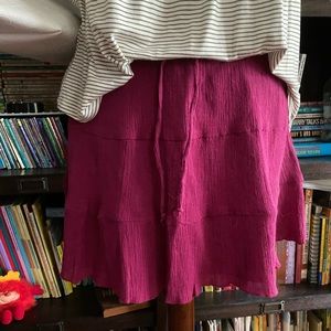 Old Navy skirt in cherry maroon size small
